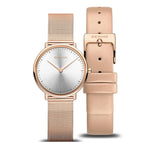 Дамски часовник Bering Classic с две каишки 15729-960