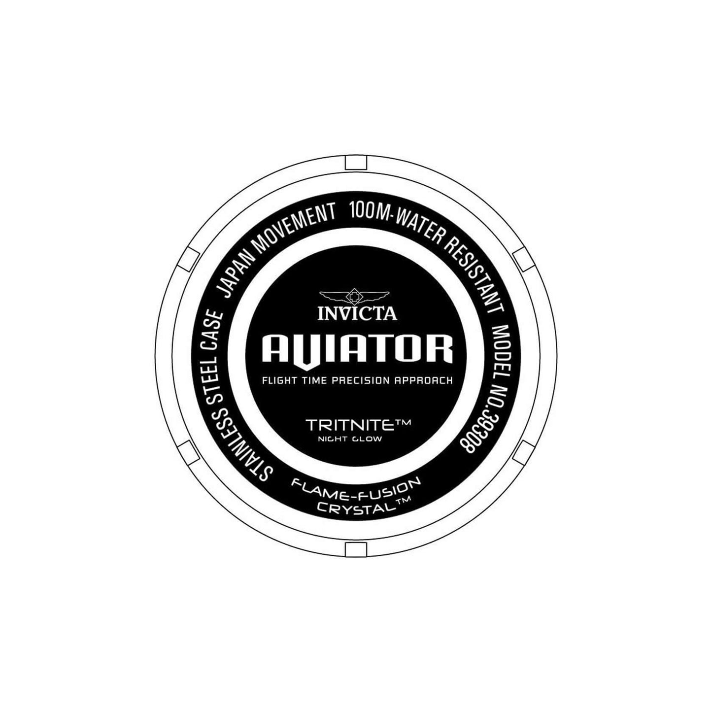 Мъжки часовник Invicta Aviator 39308