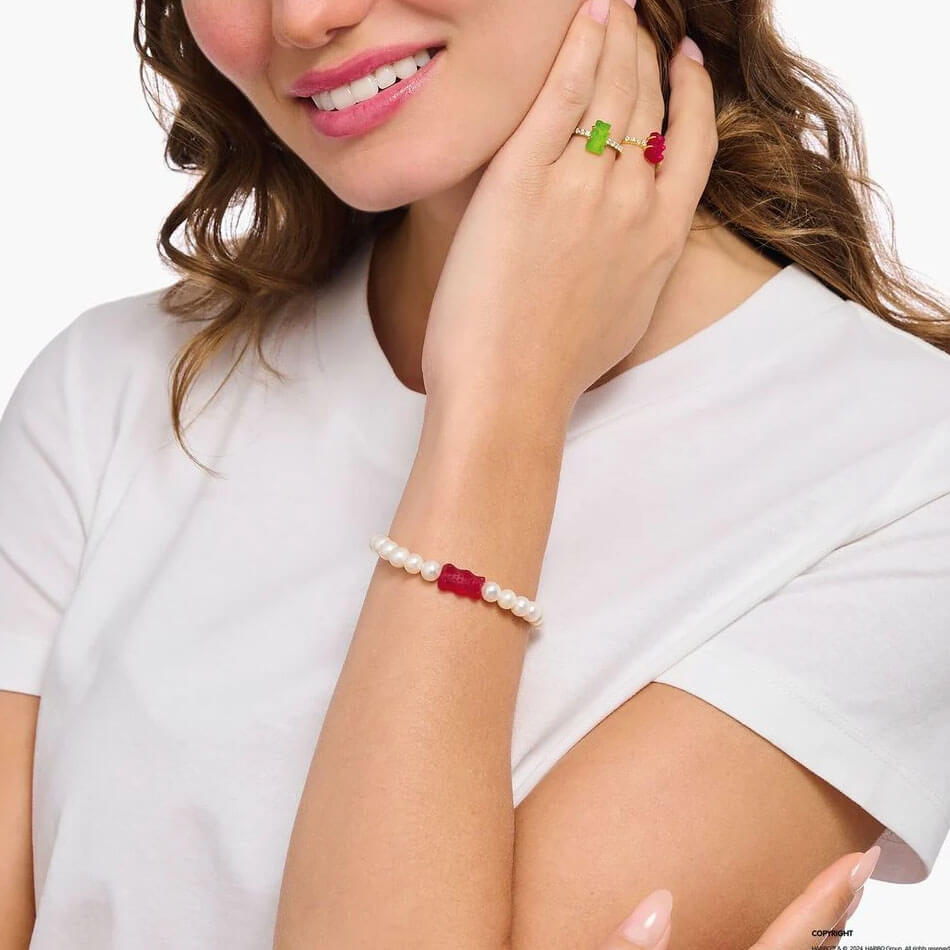 Гривна Thomas Sabo x HARIBO Goldbears Pearl Limited A2154-017-10-L15