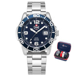 Мъжки часовник JDM Military Sapphire Mike Plus сет с каишки JDM-WG029-02