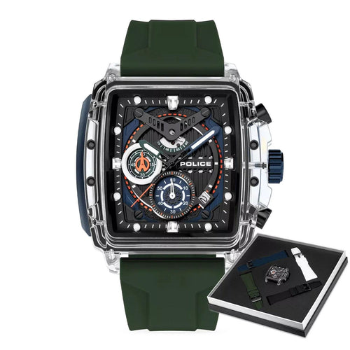 Мъжки часовник Police Clout комплект PEWGO0052401-SET