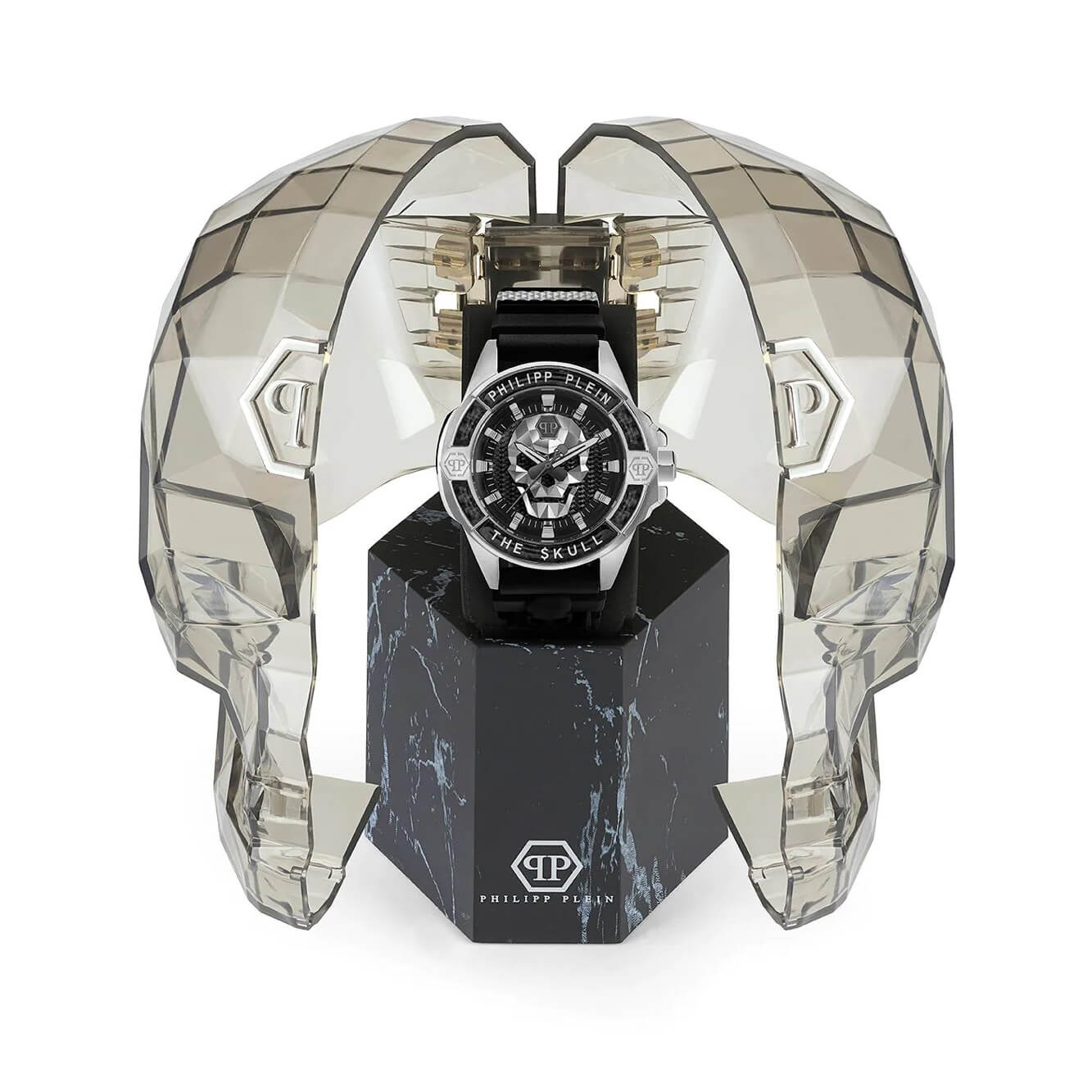 Мъжки часовник Philipp Plein The Skull Carbon Fiber PWAAA1622