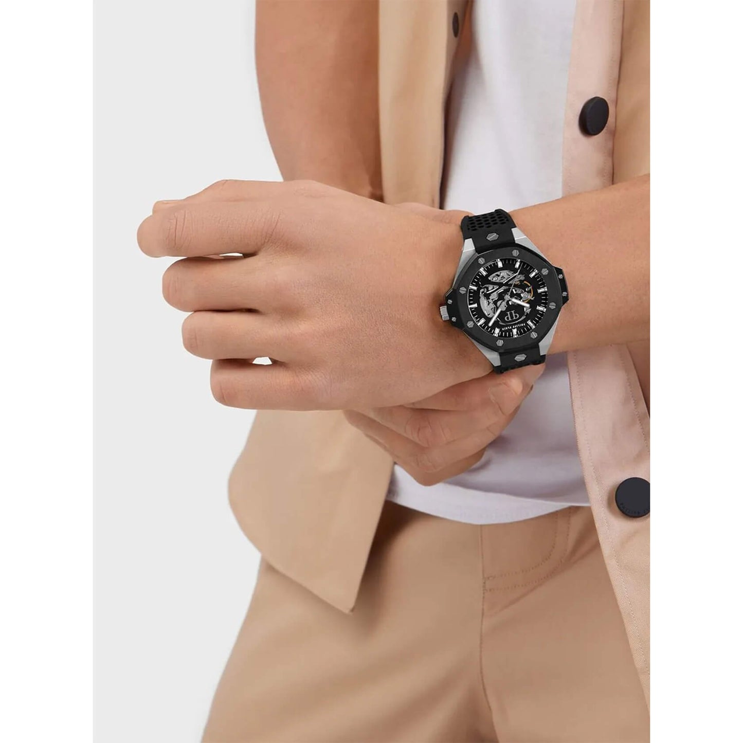 Мъжки часовник Philipp Plein Skeleton Royal Automatic PWPFA0824