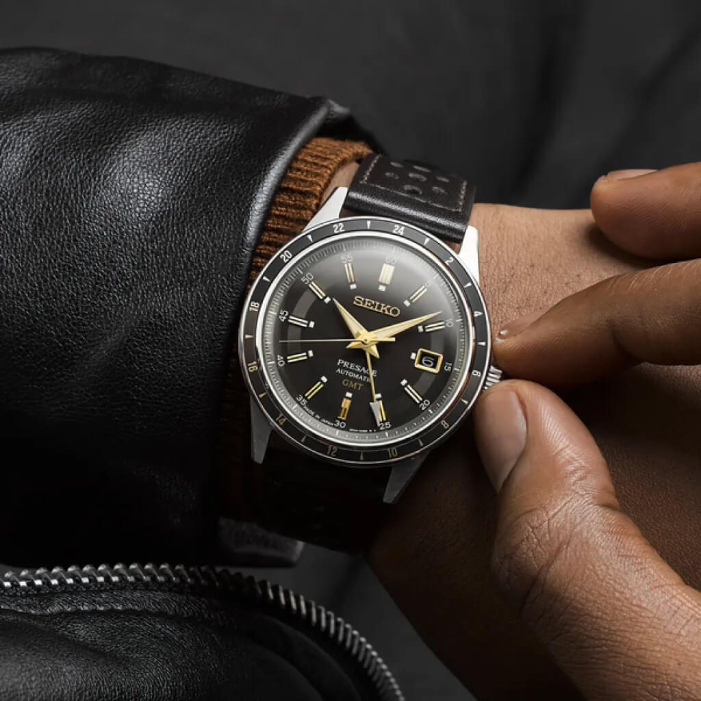 Мъжки часовник Seiko Presage GMT Automatic SSK013J1