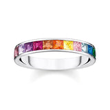 Пръстен Thomas Stone Rainbow сребърен EU52