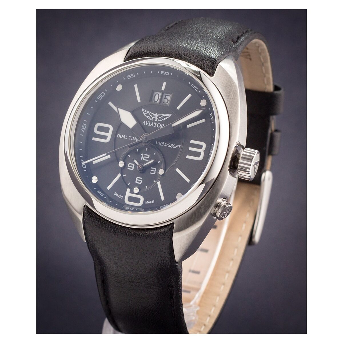 Мъжки часовник Aviator Mig-21 Fishbed Dual Time M.1.14.0.086.4 4