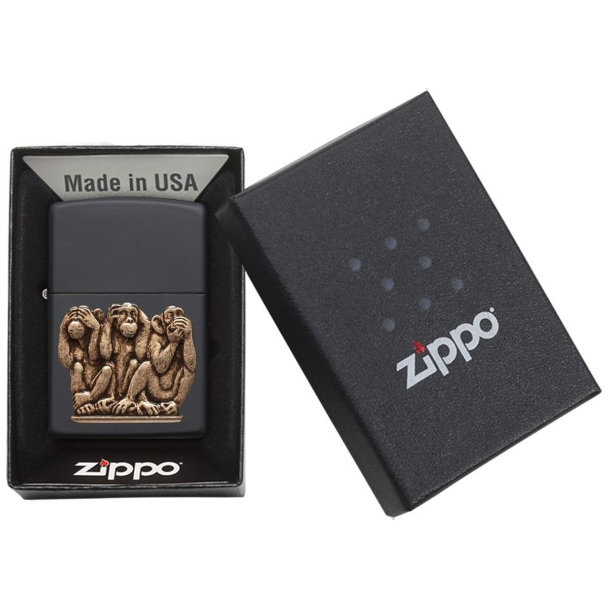 Запалка Zippo 29409 - Three Monkeys 4