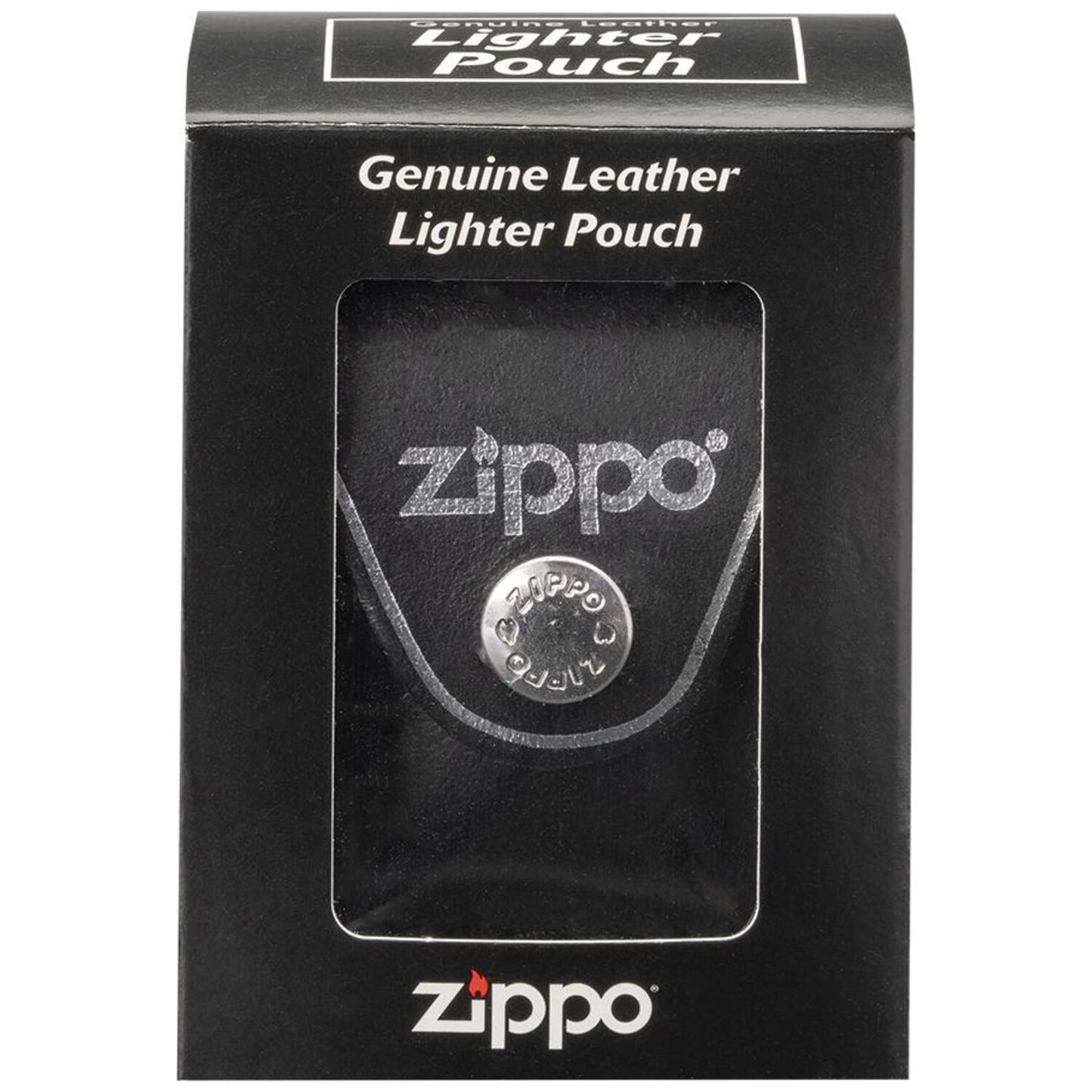 Калъф за запалка Zippo, черен, с клипс 4