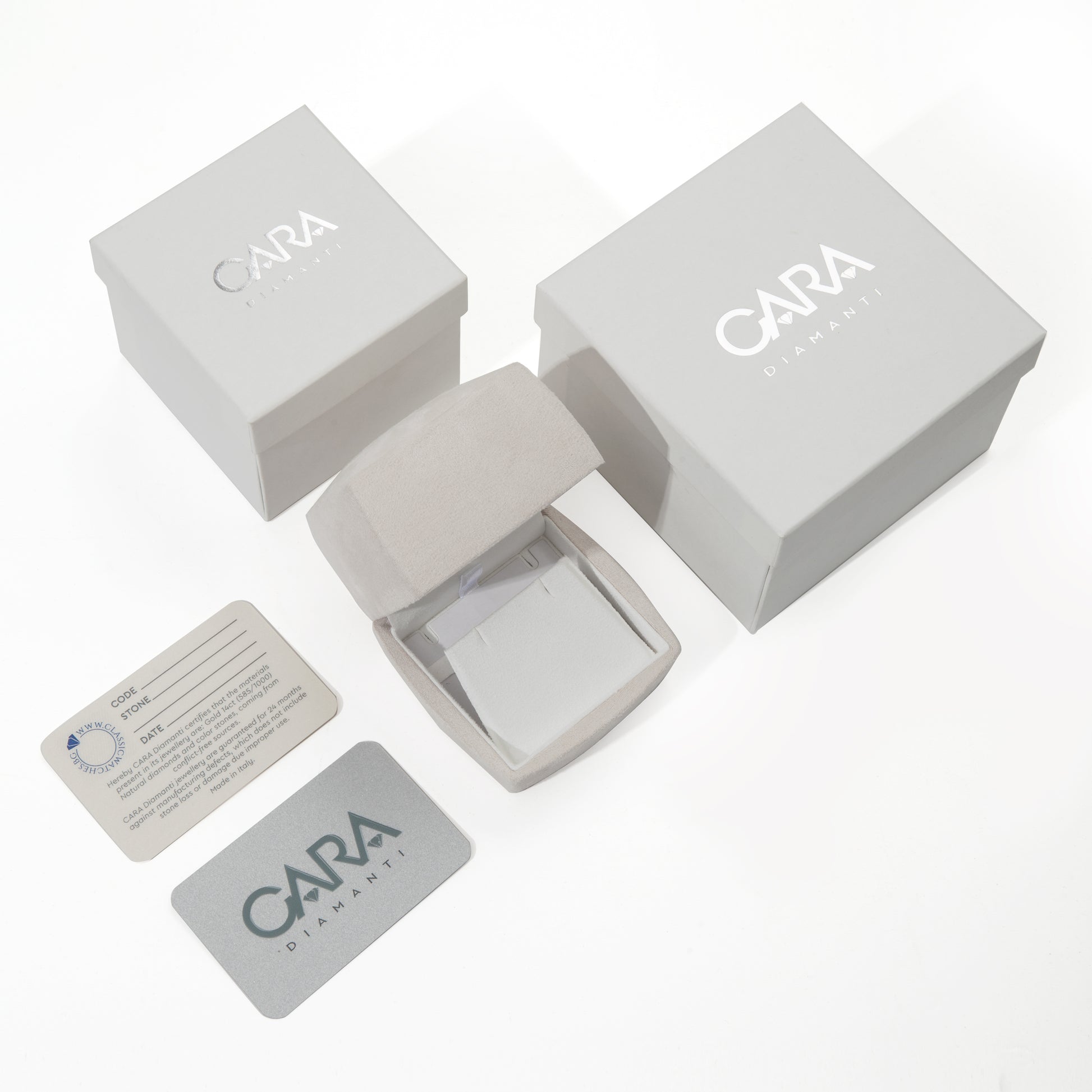 CARA DIAMANTI Златни обеци CG2442