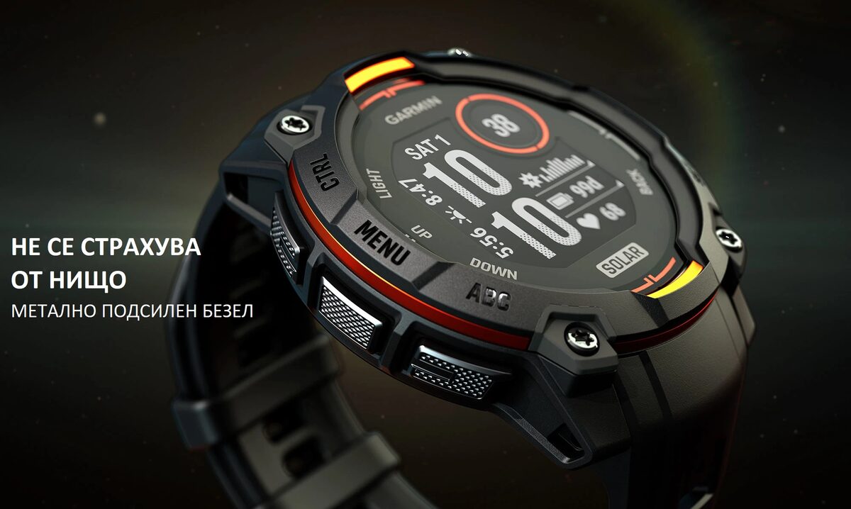 Смарт часовник Garmin Instinct 3 – 45 мм, Solar 010-02934-50 - 3