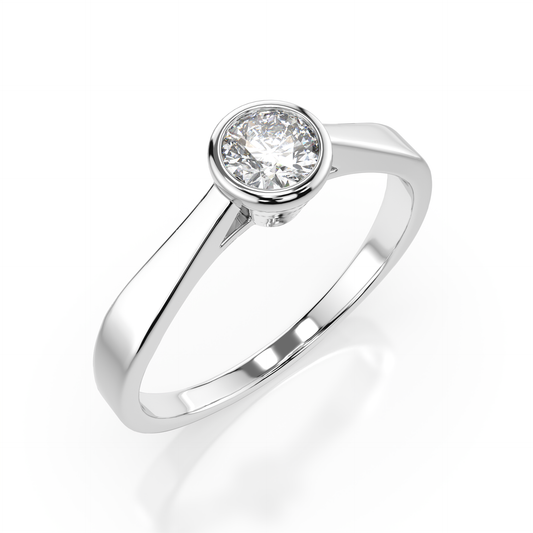 Cara Златен Пръстен С Диамант 0.3 Ct GIA Сертификат K101-10010W