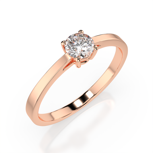 Cara Златен Пръстен С Диамант 0.3 Ct GIA Сертификат K101-10012/1R