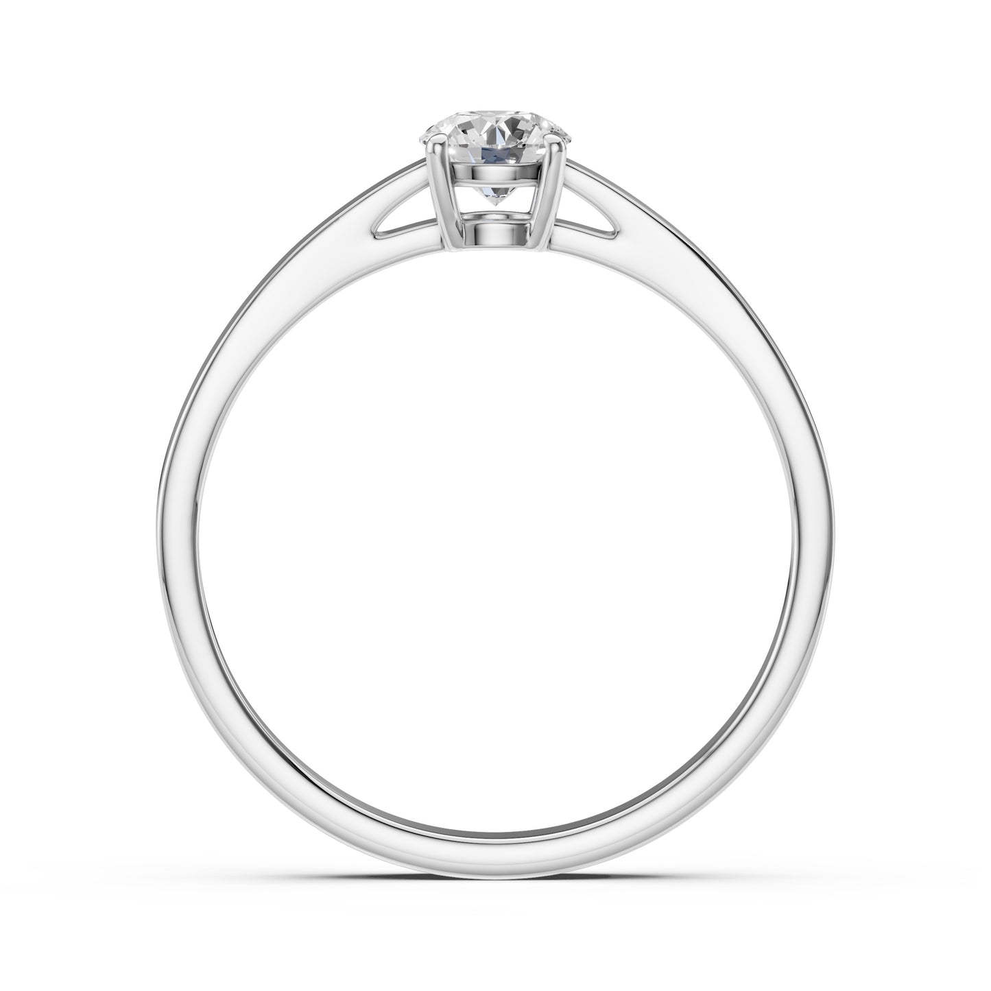 CARA Златен пръстен с диамант 0.35 ct GIA сертификат K101-10012W