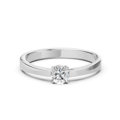 CARA Златен пръстен с диамант 0.35 ct GIA сертификат K101-10012W