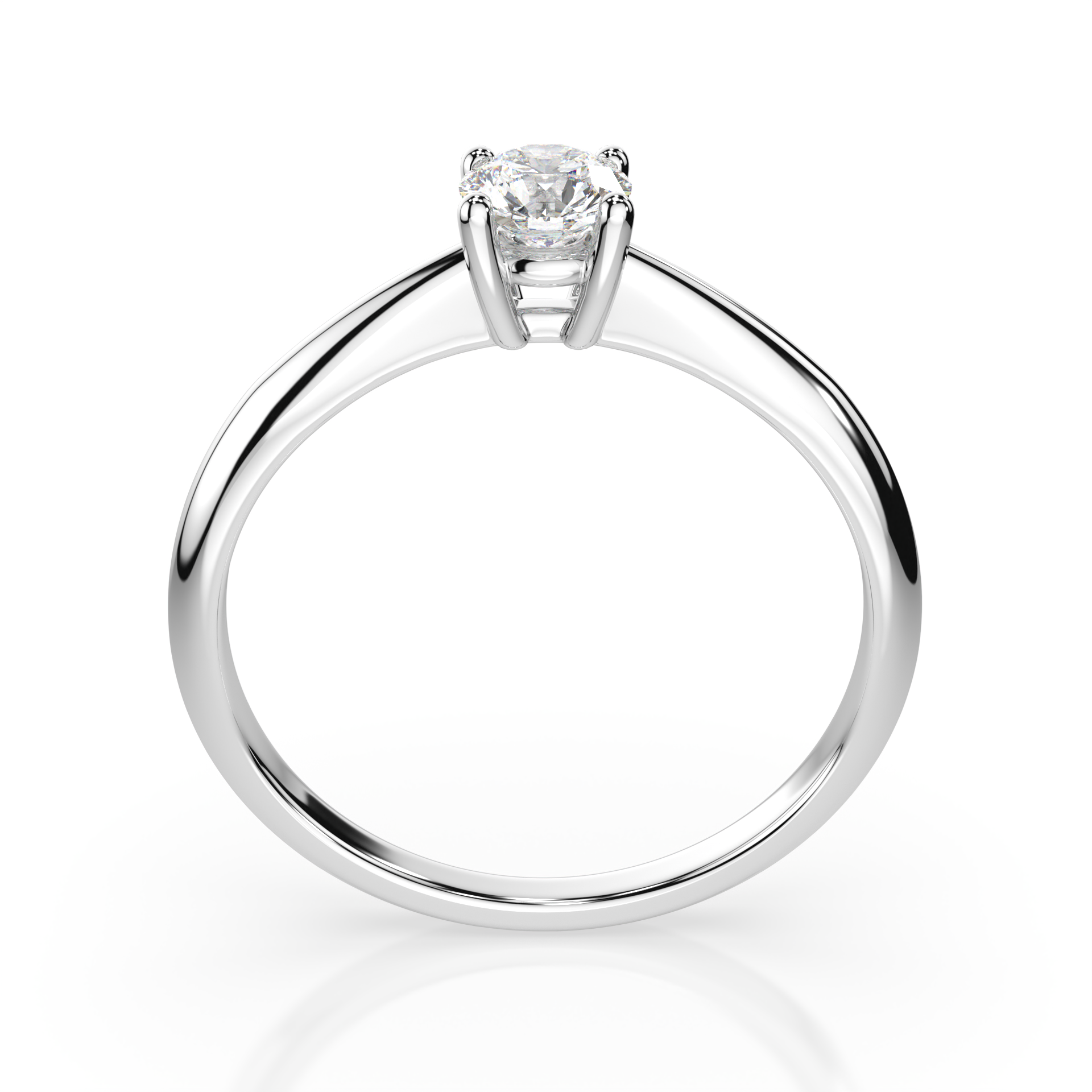 CARA Златен пръстен с диамант 0.30 ct GIA сертификат K101-10021W