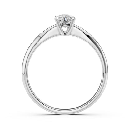 CARA Златен пръстен с диамант 0.40 ct GIA сертификат K101-10021W