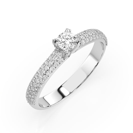 Cara Diamanti Златeн Пръстен С Диаманти K101-10023W
