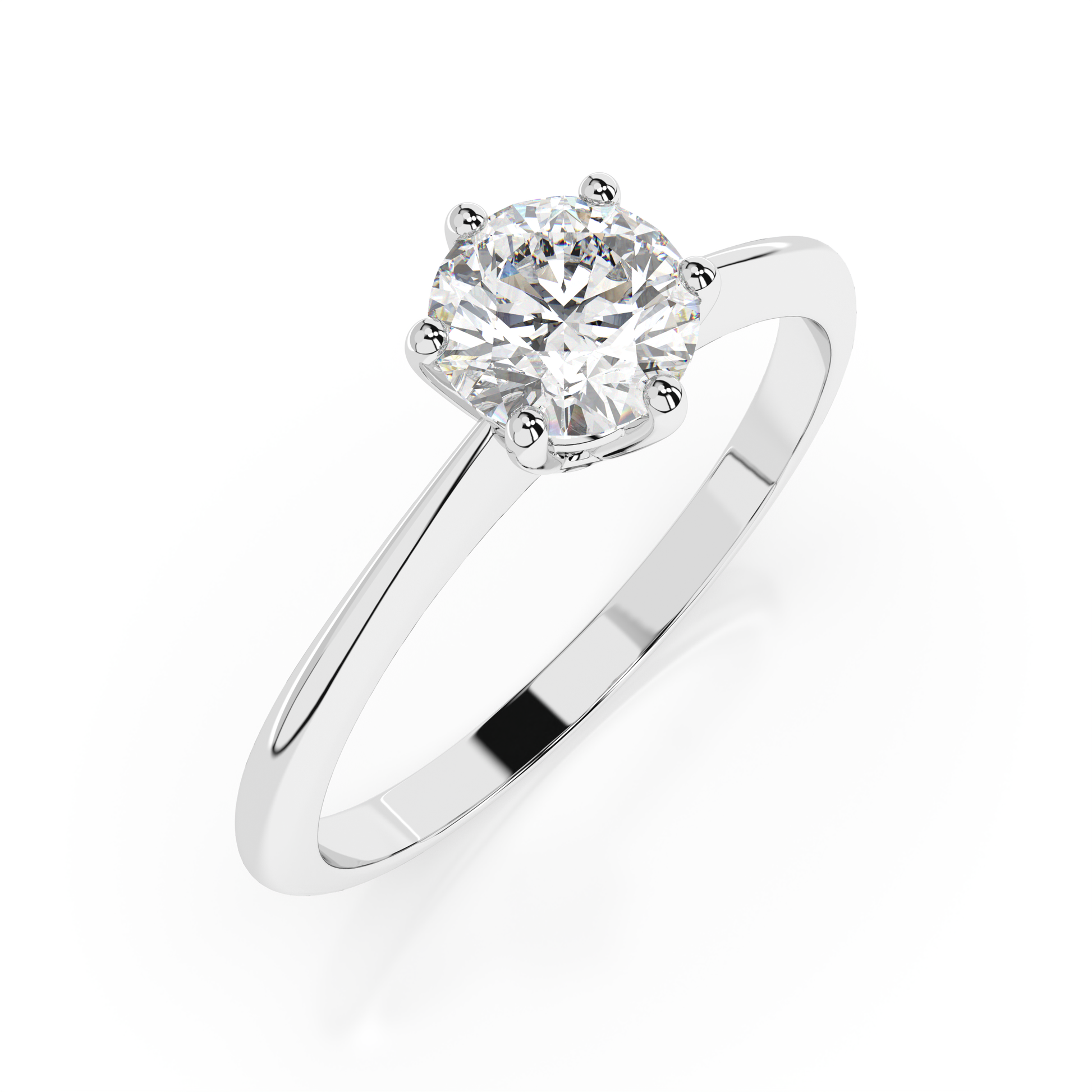 CARA Златен пръстен с диамант 0.35 ct GIA сертификат K101-10027W