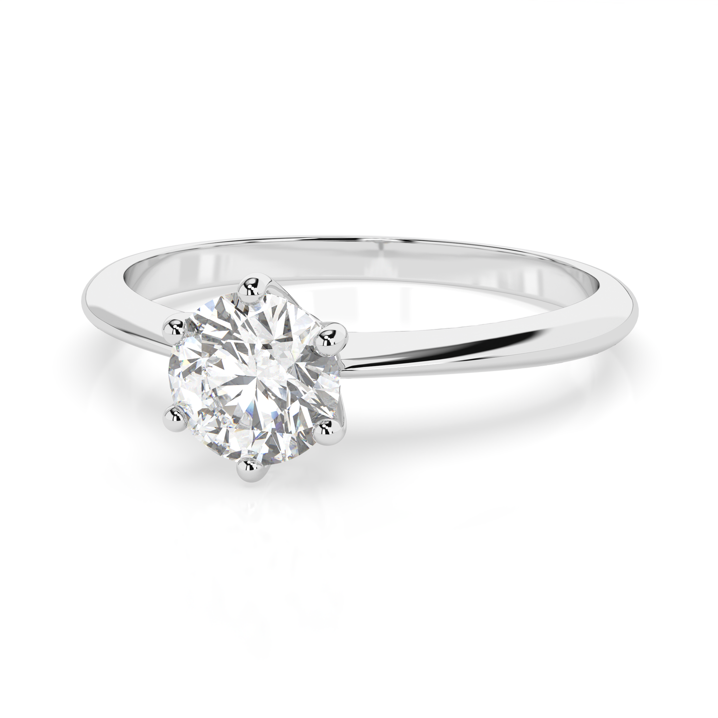 CARA Златен пръстен с диамант 0.35 ct GIA сертификат K101-10027W
