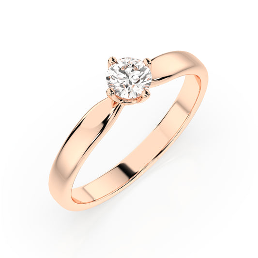 Cara Златен Пръстен С Диамант 0.40 Ct GIA Сертификат K101-10021R