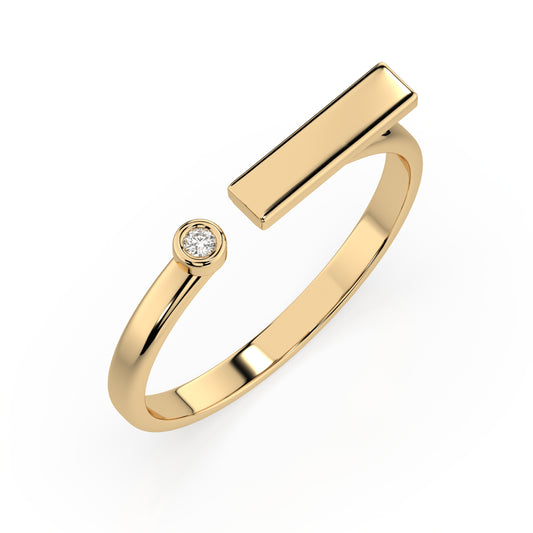 Cara Diamanti Златен Пръстен С Диамант K101-10066