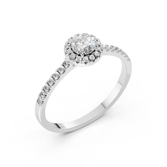 Cara Златен Пръстен С Диаманти 0.35+0.29 Ct GIA Сертификат K101-10095W