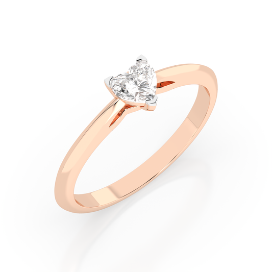 Cara Златен Пръстен С Диамант 0.30 Ct GIA Сертификат K101-10190R Hrt
