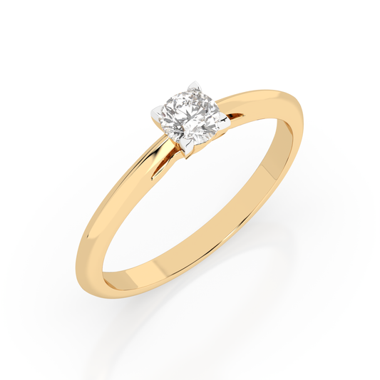 Cara Златен Пръстен С Диамант 0.30 Ct GIA Сертификат K101-10190Y