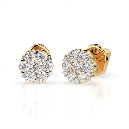 Златни Обеци С Диаманти Cara Diamanti K102 10015Y 2.0 / Gold Diamond Earrings Cara Diamanti K102 10015Y 2.0