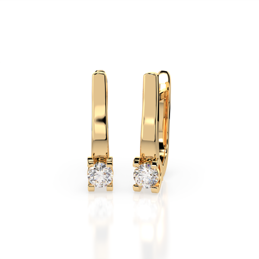 Cara Diamanti Златни Обеци С Диаманти K102-10022/0,20CT