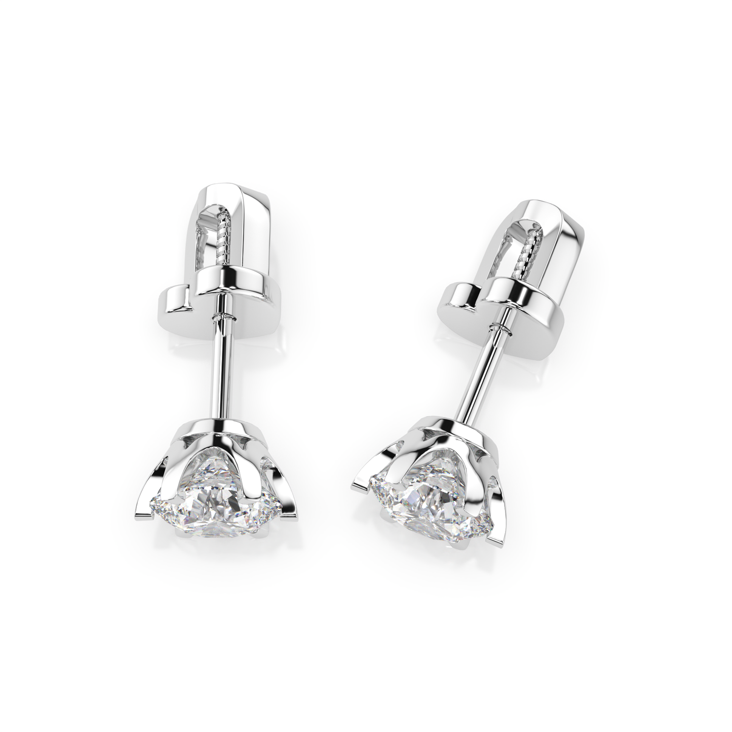 CARA Златни обеци с диаманти 0,7 Ct GIA сертификат K102-10040W