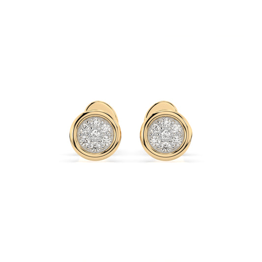 Cara Diamanti Златни Обеци С Диаманти K102-10068Y