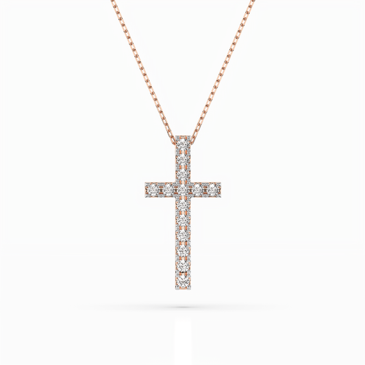 Cara Diamanti Златно Колие С Диаманти K104-10025R