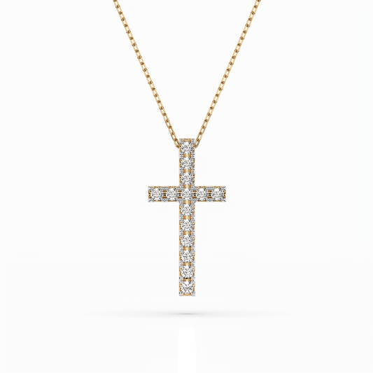 Cara Diamanti Златно Колие С Диаманти K104-10025Y