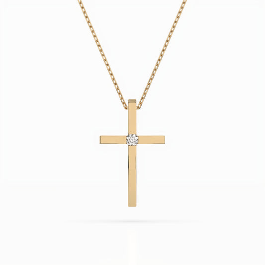 Cara Diamanti Златно Колие С Диаманти K104-10031Y