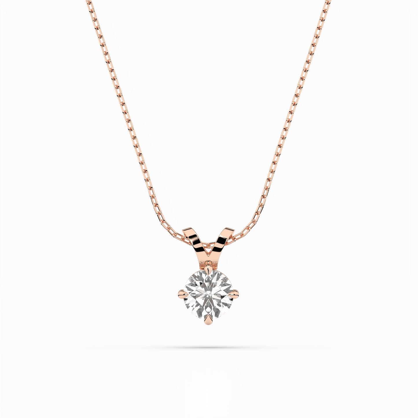 CARA Златно колие с диамант 0,50 ct GIA сертификат K104-10037R