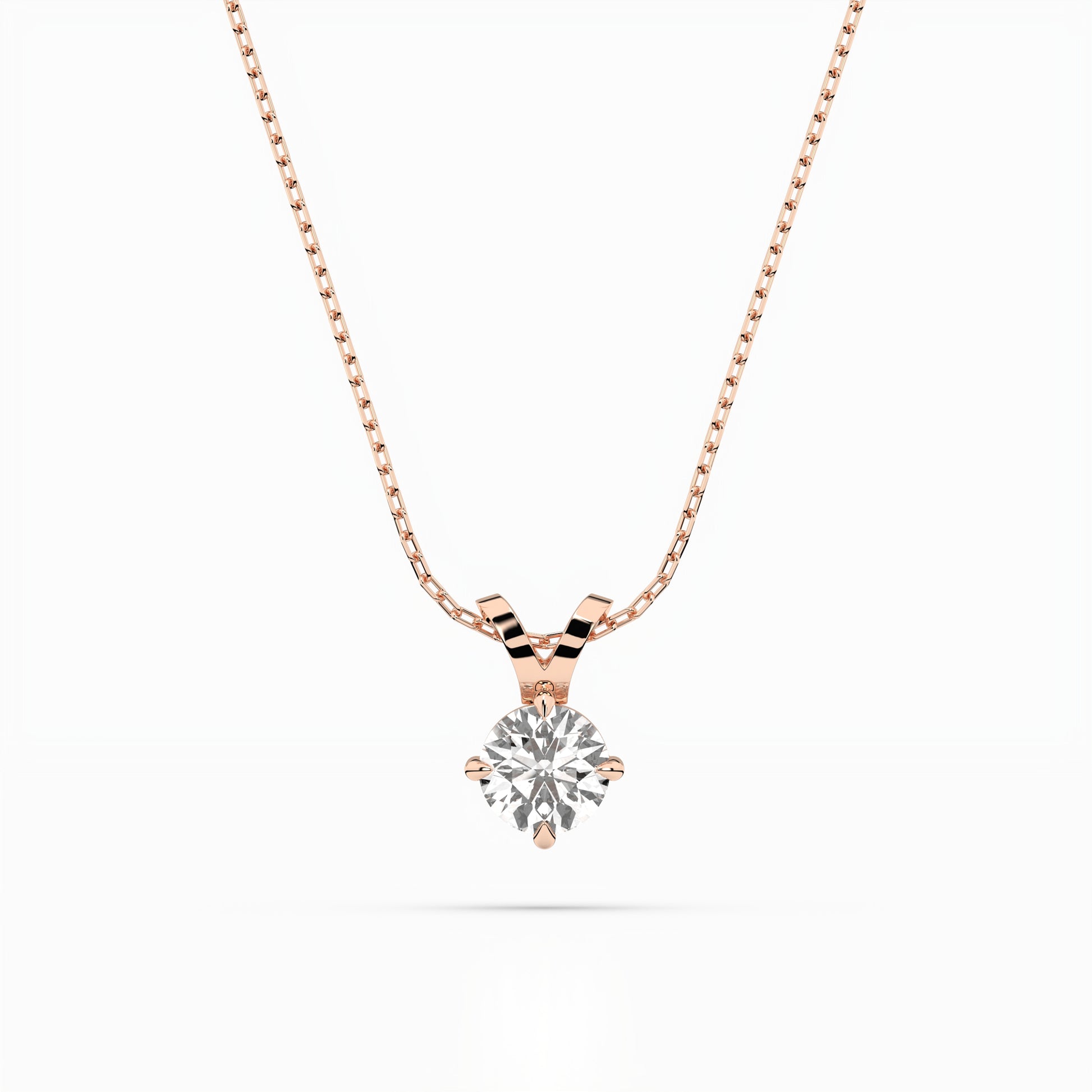 CARA Златно колие с диамант 0,50 ct GIA сертификат K104-10037R