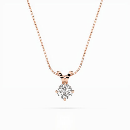 CARA Златно колие с диамант 0,50 ct GIA сертификат K104-10037R