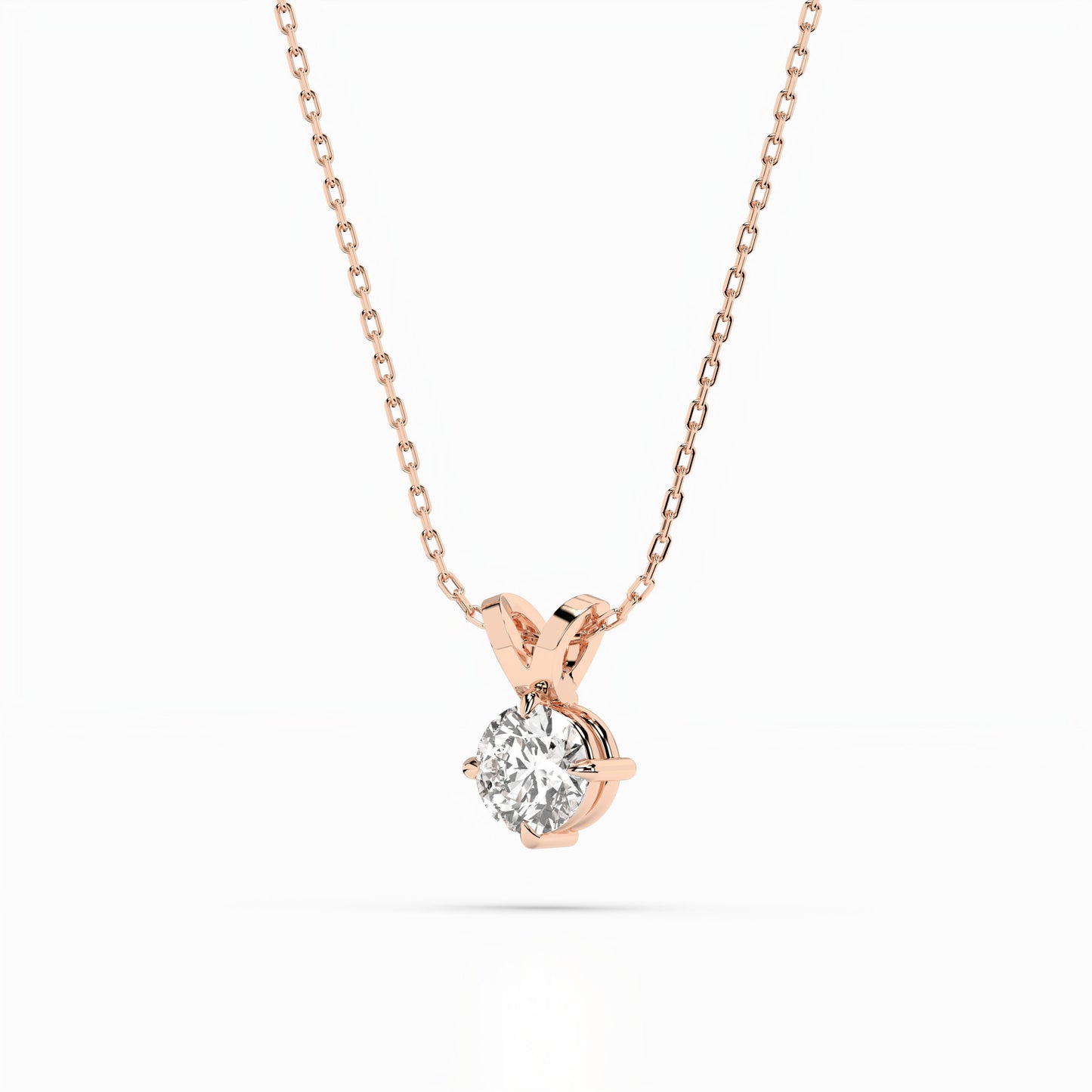 CARA Златно колие с диамант 0,50 ct GIA сертификат K104-10037R