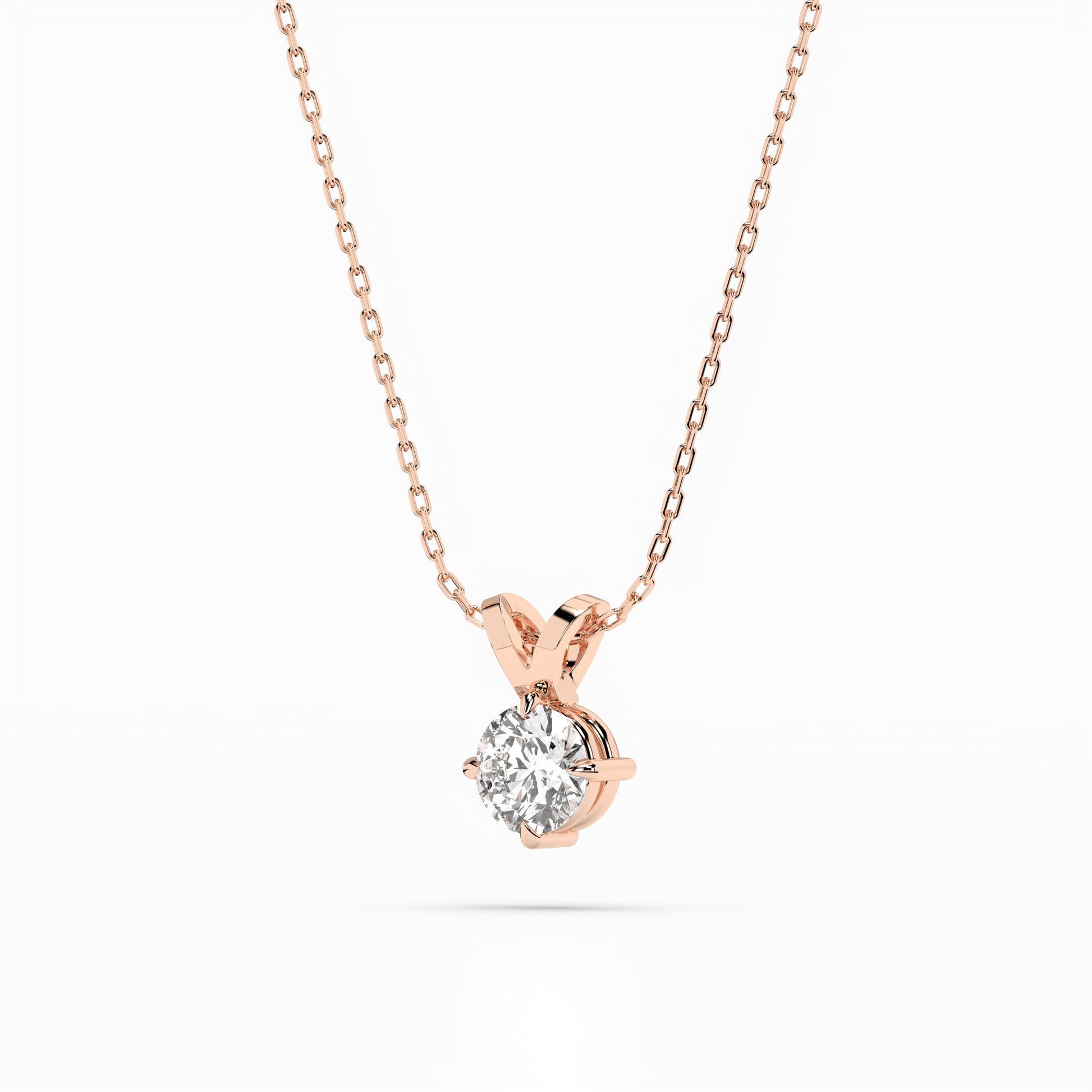 CARA Златно колие с диамант 0,50 ct GIA сертификат K104-10037R
