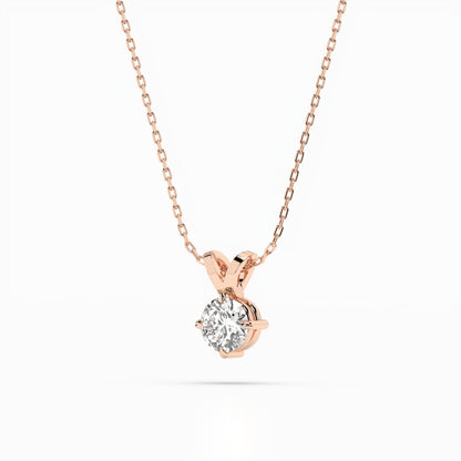 CARA Златно колие с диамант 0,50 ct GIA сертификат K104-10037R