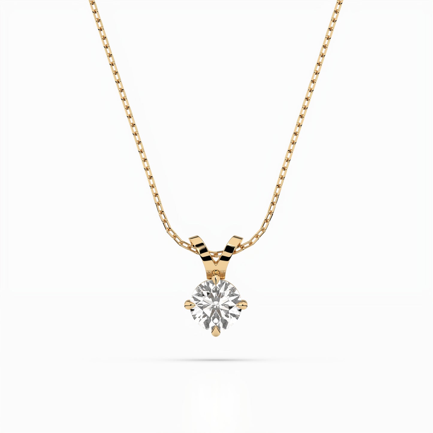 CARA Златно колие с диамант 0,30 ct GIA сертификат K104-10037Y