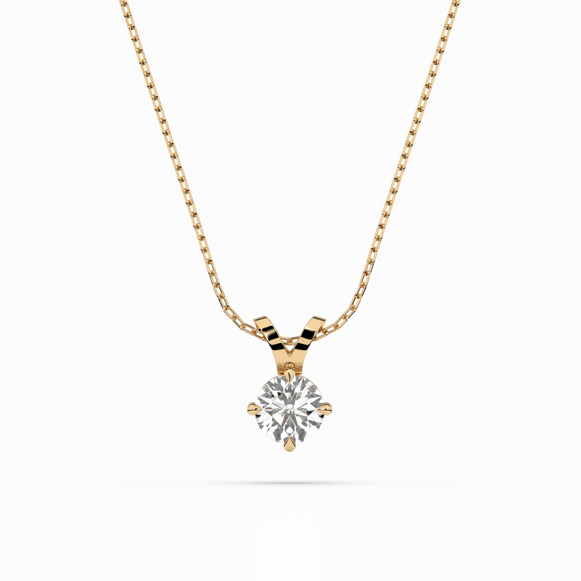 CARA Златно колие с диамант 0,30 ct GIA сертификат K104-10037Y