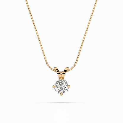 CARA Златно колие с диамант 0,30 ct GIA сертификат K104-10037Y