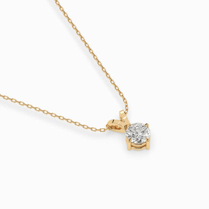 CARA Златно колие с диамант 0,30 ct GIA сертификат K104-10037Y