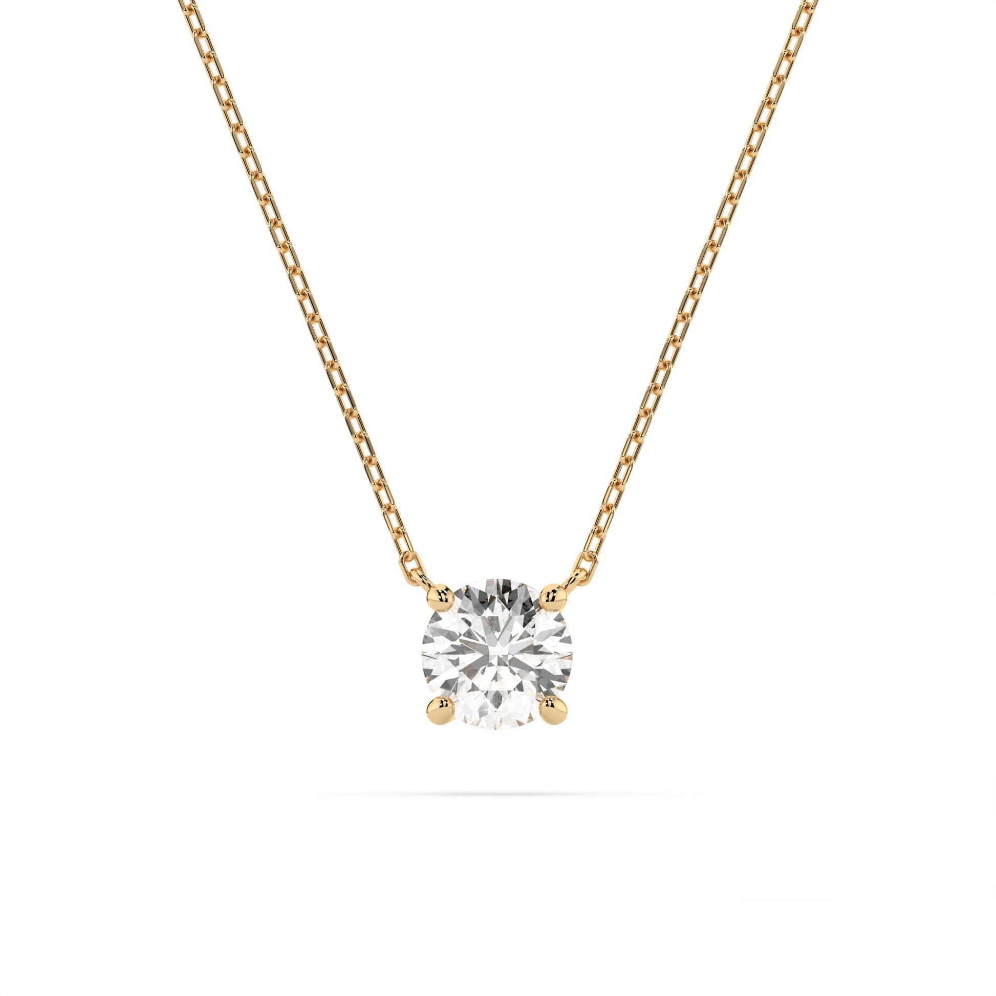CARA Златно колие с диамант 0,50 ct GIA сертификат K104-10040Y