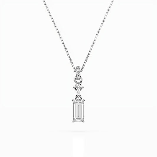 Cara Златно Колие С Диаманти 0,04+0,32 Ct GIA Сертификат K104-10071/3W (0,30)