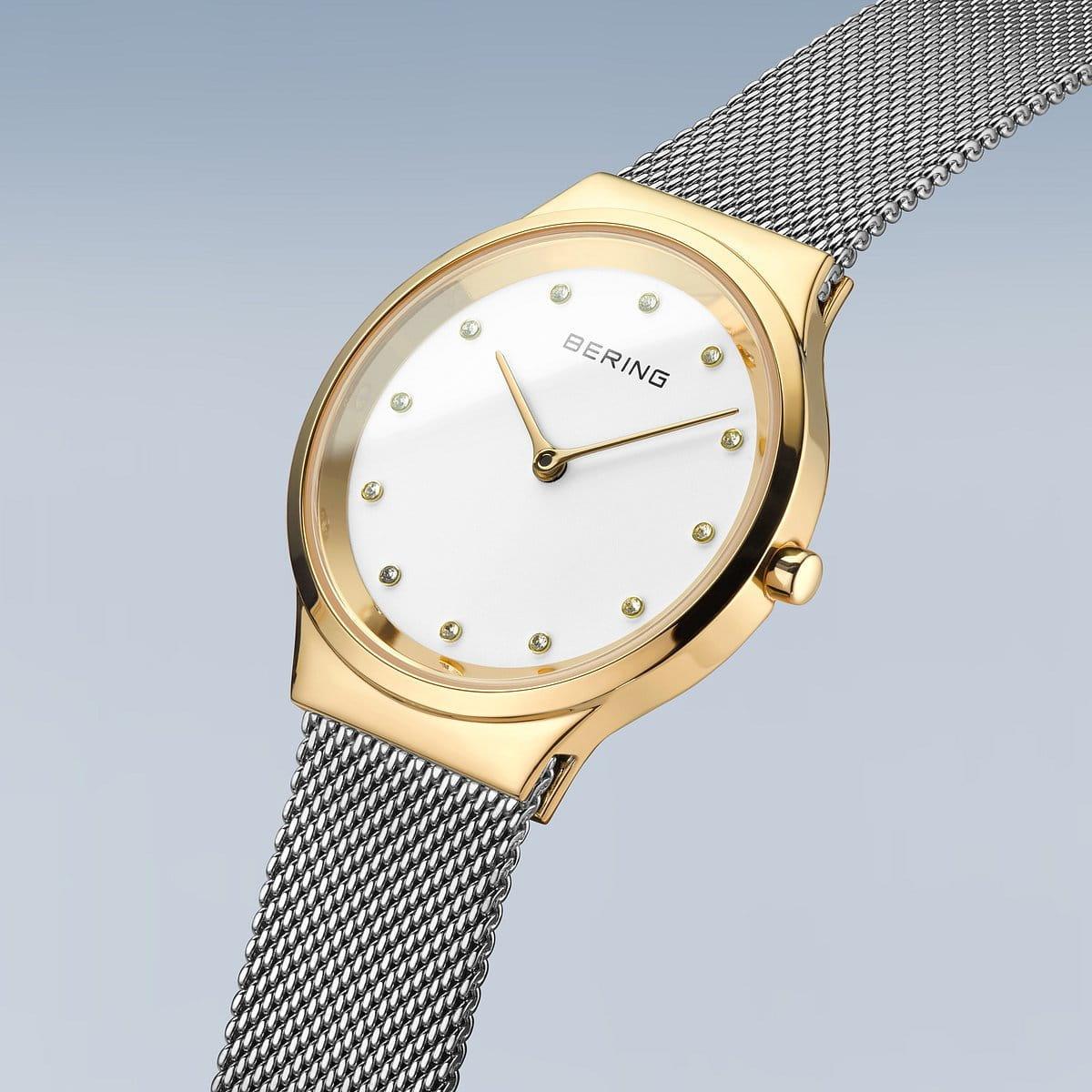 Дамски сет часовник и гривна Bering Classic 12131-010-190-GWP1