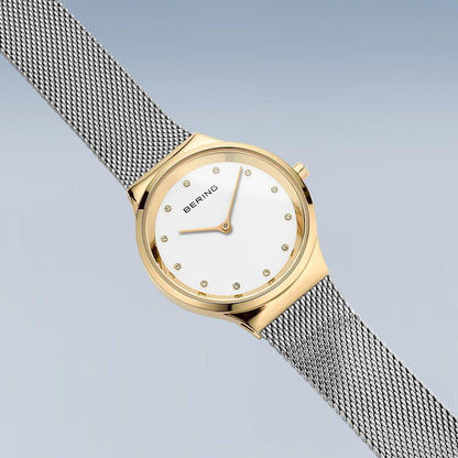 Дамски сет часовник и гривна Bering Classic 12131-010-190-GWP1