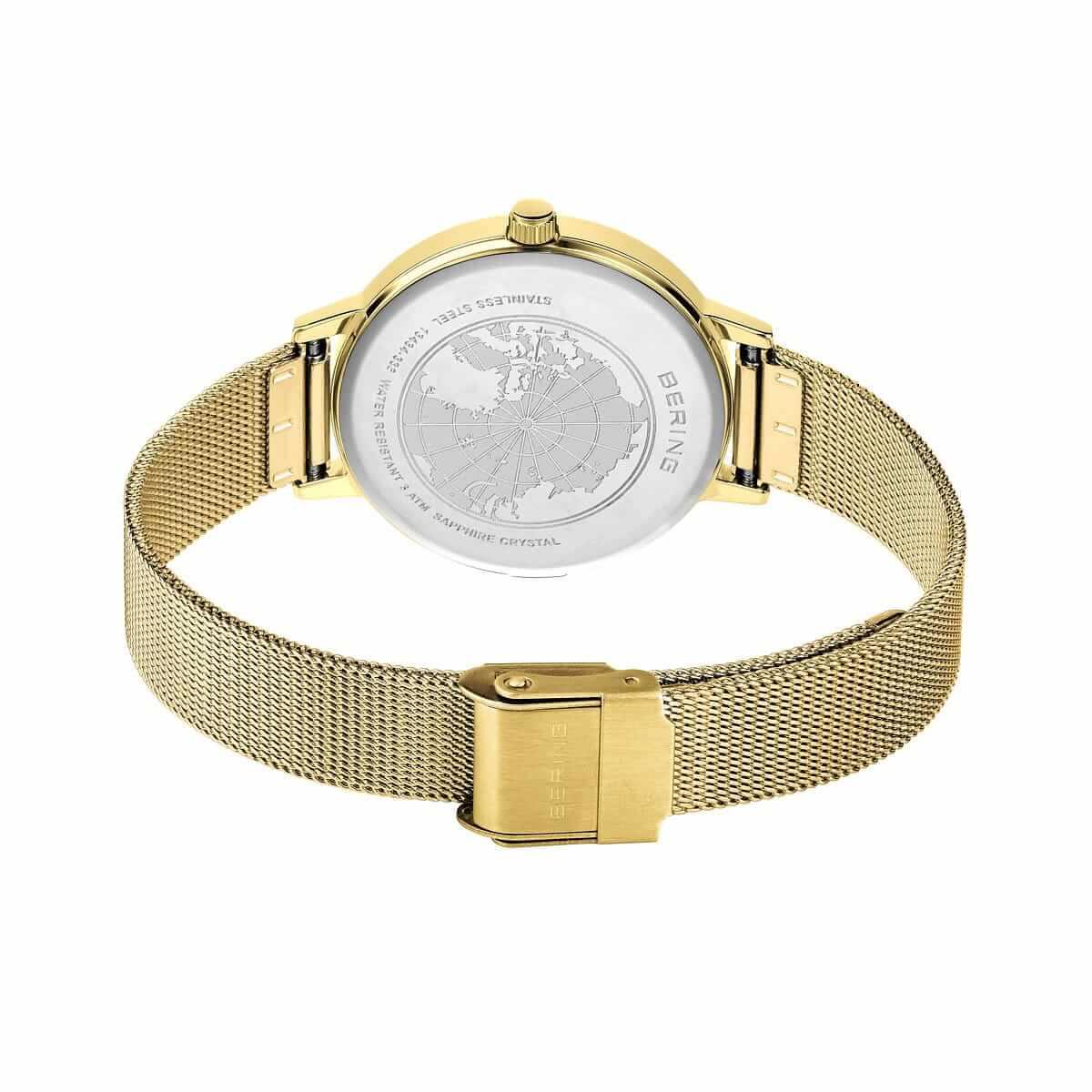 Дамски часовник Bering Classic Polished Gold 13434-332